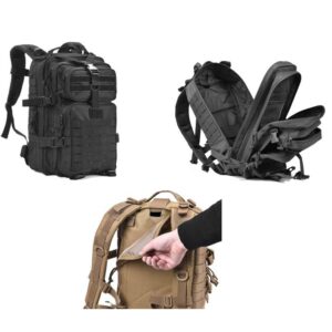 MOCHILA DE ASALTO ESTILO MOLLE MEDIANA